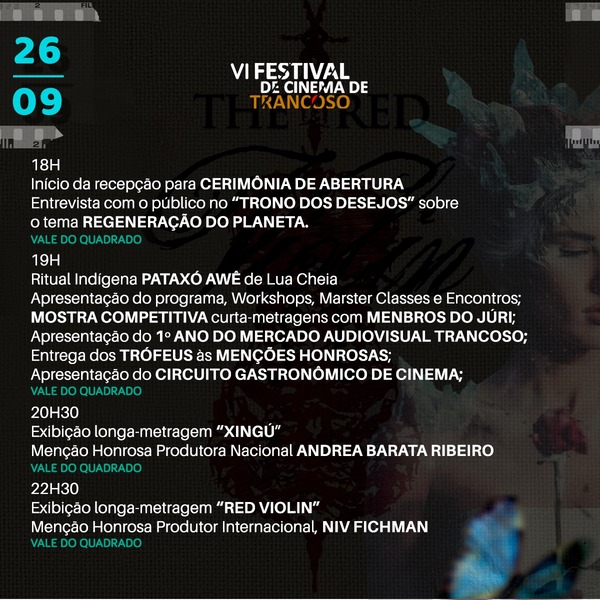 Programação - Festival de Cinema de Trancoso - 02